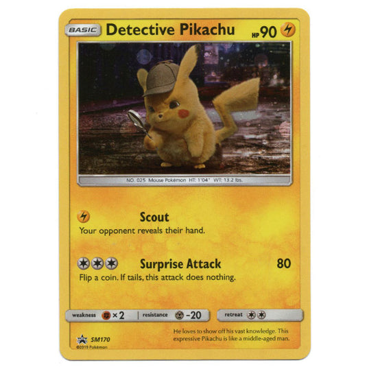 Pokemon - Sun & Moon - SM Black Star Promos - Detective Pikachu