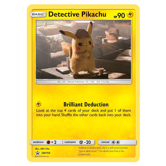 Pokemon - Sun & Moon - SM Black Star Promos - Detective Pikachu - SM194