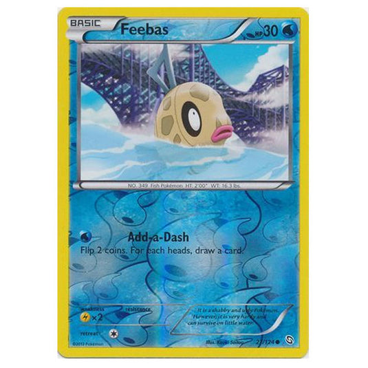 Pokemon - Black & White - Dragons Exalted - (Reverse Holo) Feebas - 27/124