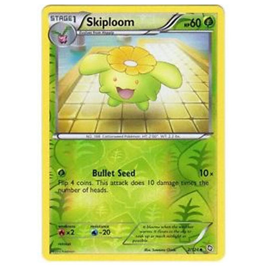 Pokemon - Black & White - Dragons Exalted - (Reverse Holo) Skiploom - 2/124