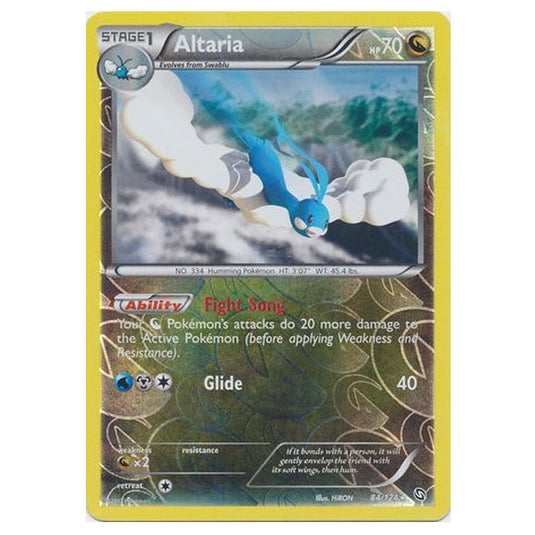 Pokemon - Black & White - Dragons Exalted - (Reverse Holo) Altaria - 84/124