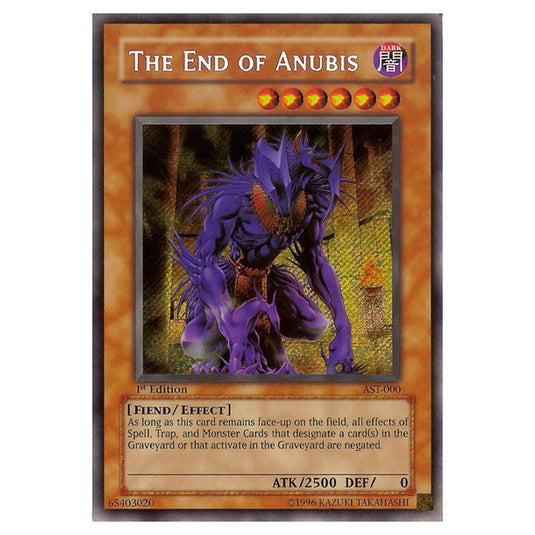 Yu-Gi-Oh! - Ancient Sanctuary - The End of Anubis (Secret Rare) AST-000