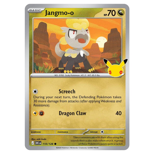 Pokemon - 30th Celebration - Jangmo-o - 110/128
