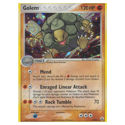 Pokemon - EX Legend Maker - Golem - 06/92