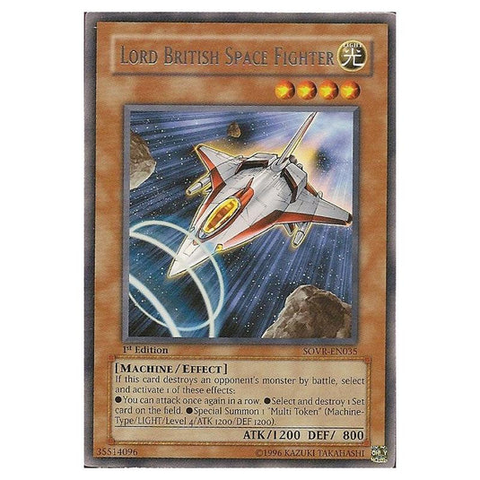 Yu-Gi-Oh! - Stardust Overdrive - Lord British Space Fighter (Rare) SOVR-EN035