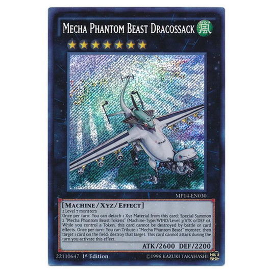 Yu-Gi-Oh! - 2014 Mega-Tin Mega Pack - Mecha Phantom Beast Dracossack (Secret Rare) MP14-EN030