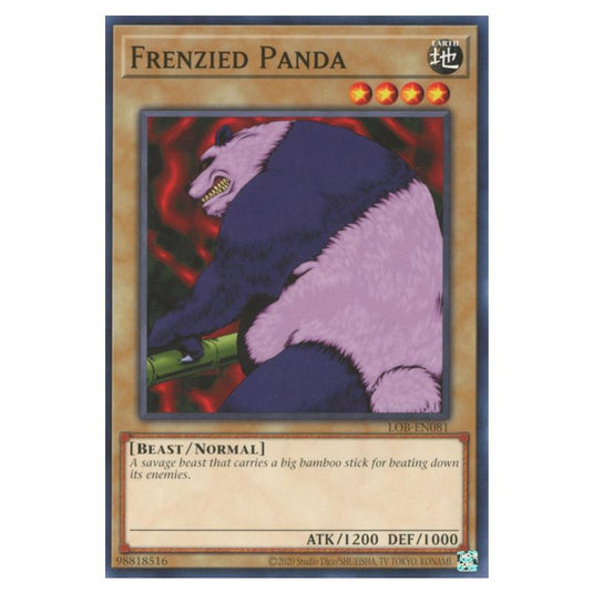 Yu-Gi-Oh! - Legend of Blue Eyes White Dragon (25th Anniversary Edition) - Frenzied Panda (Common) - LOB25-EN081