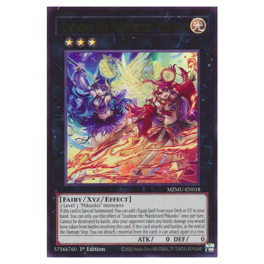 Yu-Gi-Oh! - Maze of Muertos - Uzuhime the Manifested Mikanko (Ultra Rare) - MZMU-EN018