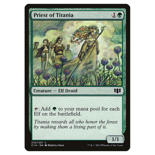 Magic The Gathering - Commander 2014 - Priest Of Titania - 210
