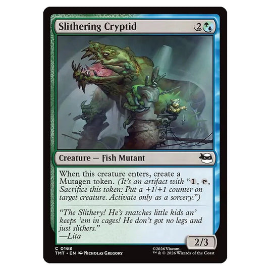 Magic The Gathering - Teenage Mutant Ninja Turtles - Slithering Cryptid - 0168