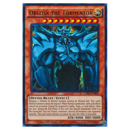Yu-Gi-Oh! - Legendary Decks II - Obelisk the Tormentor (Ultra Rare) LDK2-ENS02