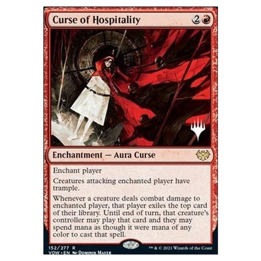 Magic The Gathering - Innistrad: Crimson Vow Promos - Curse of Hospitality - 152/277