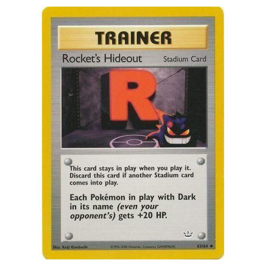Pokemon - Neo Revelation - Rocket's Hideout - 63/64/64