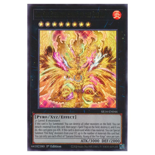 Yu-Gi-Oh! - Structure Deck - Fire Kings - Garunix Eternity, Hyang of the Fire Kings (Ultra Rare) SR14-EN044