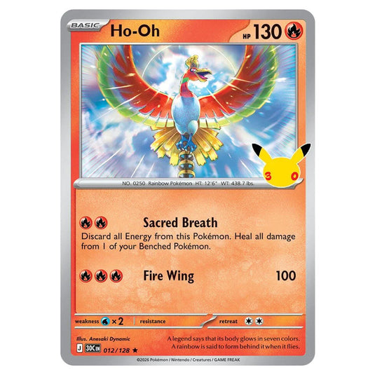Pokemon - 30th Celebration - Ho-Oh - 012/128
