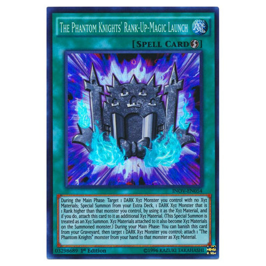 Yu-Gi-Oh! - Invasion - Vengeance - The Phantom Knights' Rank-Up-Magic Launch (Super Rare) INOV-EN054
