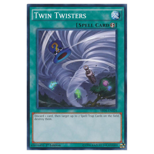 Yu-Gi-Oh! - Dinosmasher\'s Fury Structure Deck - Twin Twisters (Common) SR04-EN024