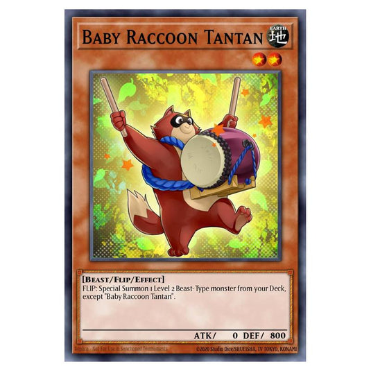 Yu-Gi-Oh! - 2014 Mega-Tin Mega Pack - Baby Raccoon Tantan (Common) MP14-EN137