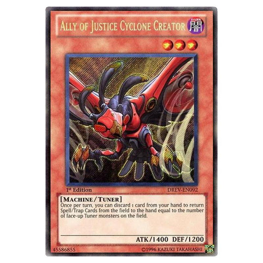 Yu-Gi-Oh! - Duelist Revolution - Ally of Justice Cyclone Creator (Secret Rare) DREV-EN092