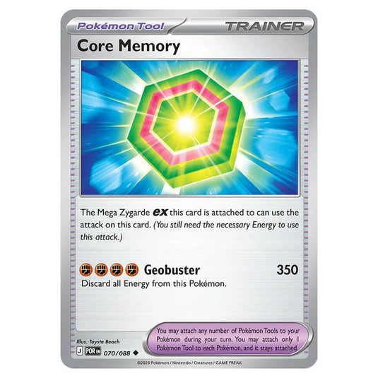Pokemon - Mega Evolution - Perfect Order - Core Memory - 070/088