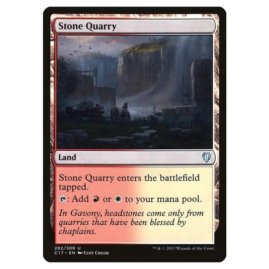 Magic The Gathering - Commander 2017 - Stone Quarry - 282/309