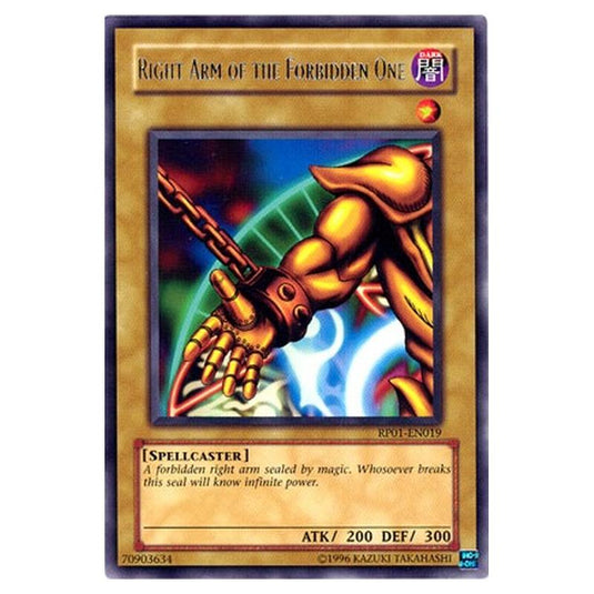 Yu-Gi-Oh! - Retro Pack - Right Arm of the Forbidden One (Rare) RP01-EN019