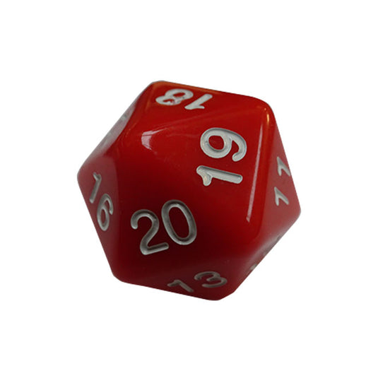Blackfire Dice - Assorted D20 Countdown Dice - 30 mm - (Red)