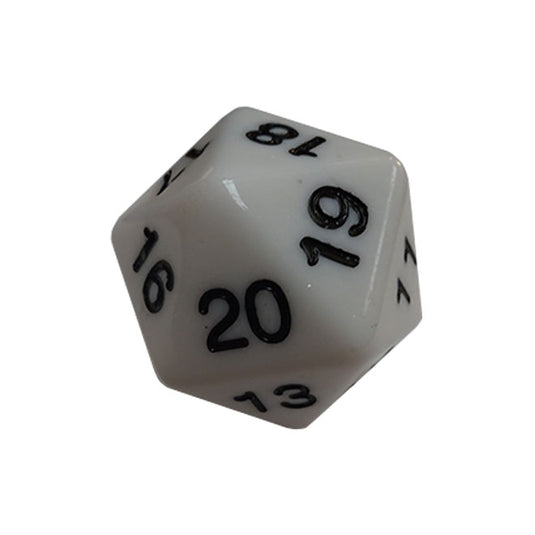 Blackfire Dice - Assorted D20 Countdown Dice - 30 mm - (White)
