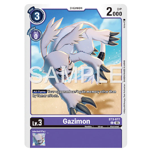 Digimon Card Game - AD01 - Digimon Generation - Gazimon - (C)