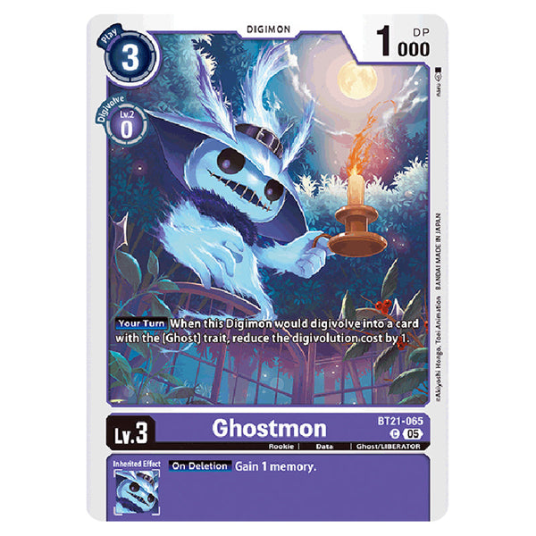 Digimon Card Game - World Convergence - Ghostmon - (C) - BT21-065