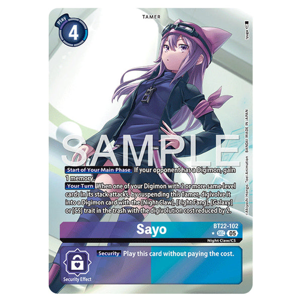 Digimon Card Game - Cyber Eden - Sayo - (Alternate Art