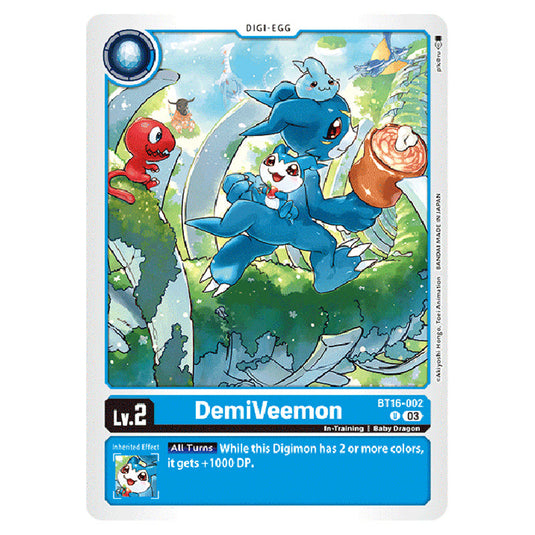 Digimon Card Game - BT16 Beginning Observer - DemiVeemon - (Uncommon) - BT16-002