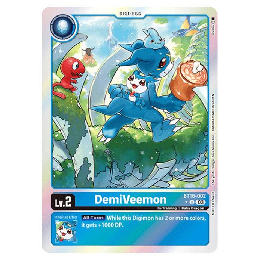 Digimon Card Game - BT16 Beginning Observer - DemiVeemon - (Alternative Art) - BT16-002a