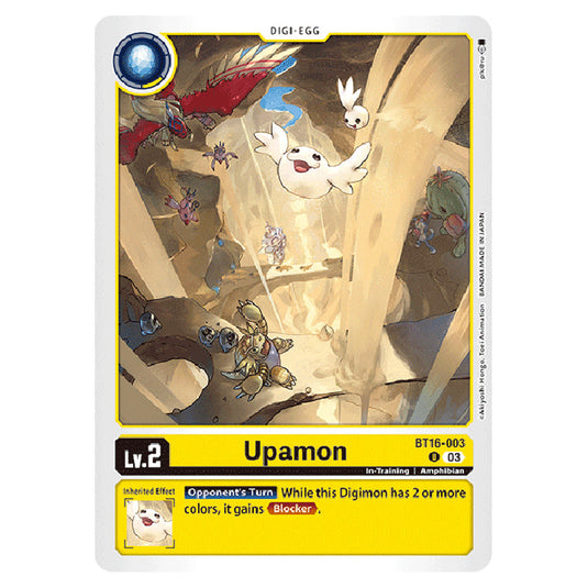 Digimon Card Game - BT16 Beginning Observer - Upamon - (Uncommon) - BT16-003