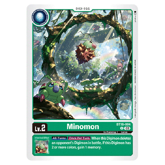 Digimon Card Game - BT16 Beginning Observer - Minomon - (Uncommon) - BT16-004