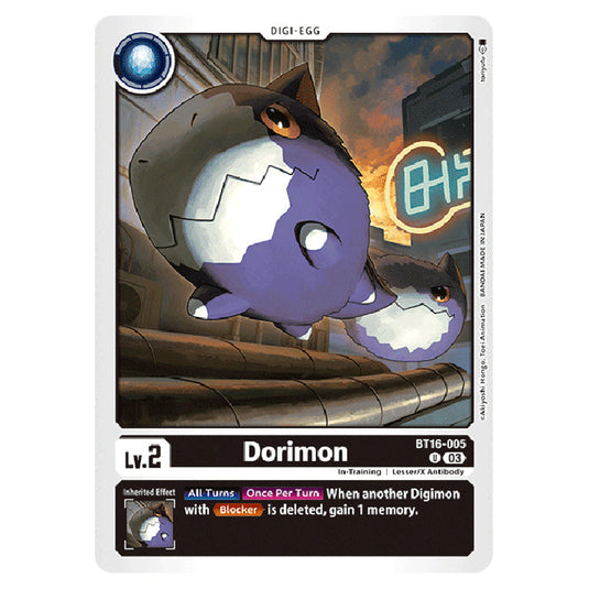 Digimon Card Game - BT16 Beginning Observer - Dorimon - (Uncommon) - BT16-005