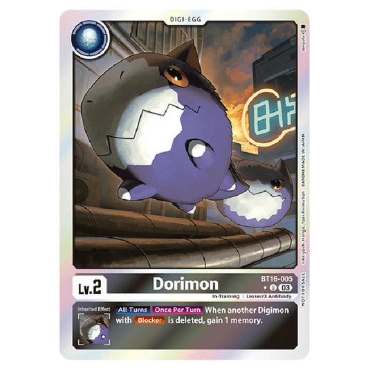 Digimon Card Game - BT16 Beginning Observer - Dorimon - (Alternative Art) - BT16-005a