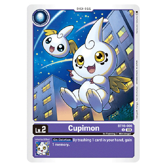 Digimon Card Game - BT16 Beginning Observer - Cupimon - (Uncommon) - BT16-006