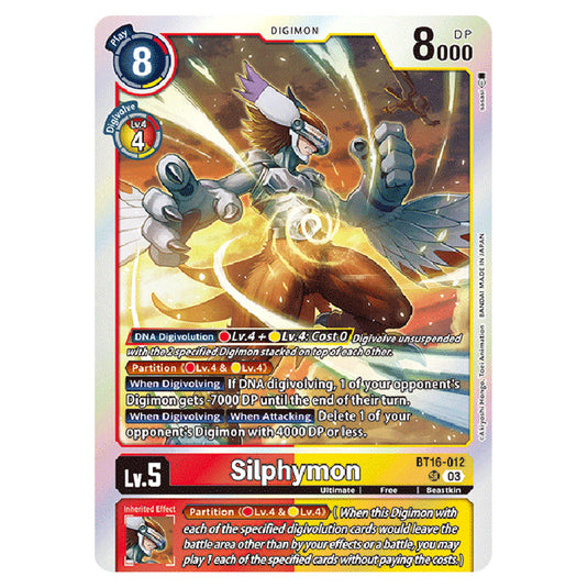 Digimon Card Game - BT16 Beginning Observer - Silphymon - (Super Rare) - BT16-012