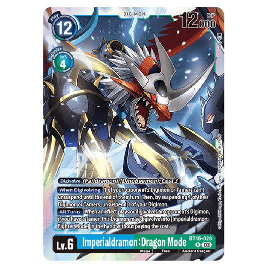 Digimon Card Game - BT16 Beginning Observer - Imperialdramon: Dragon Mode - (Rare) - BT16-028