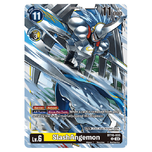 Digimon Card Game - BT16 Beginning Observer - SlashAngemon - (Uncommon) - BT16-035