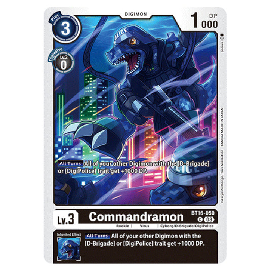 Digimon Card Game - BT16 Beginning Observer - Commandramon - (Common) - BT16-050