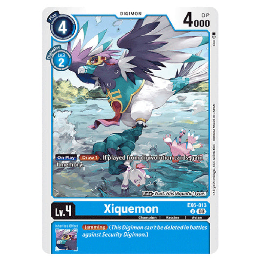 Xiquemon EX6-013 card from the Digimon set EX-06: Theme Booster Infernal Ascension