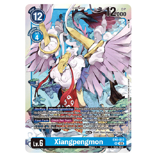 Xiangpengmon EX6-015 card from the Digimon set EX-06: Theme Booster Infernal Ascension