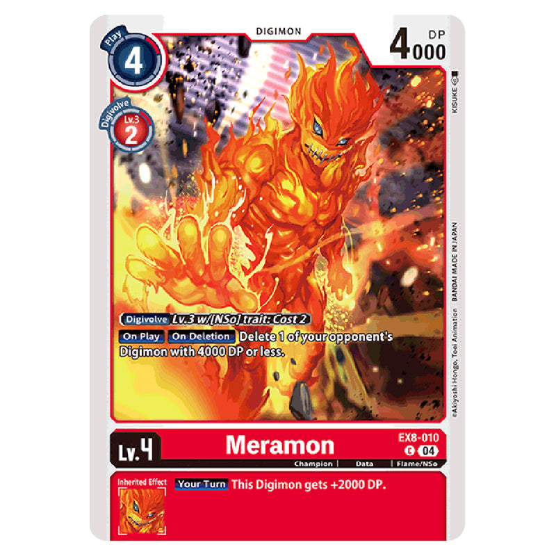 Digimon Card Game - EX08 - Chain of Liberation - Meramon - (C) - EX8-0