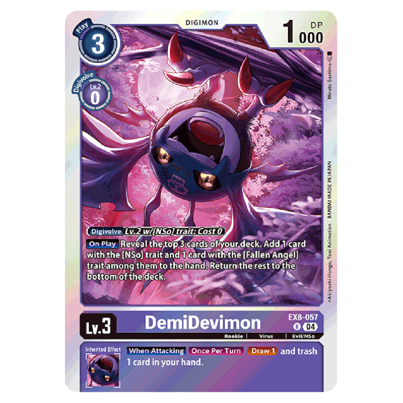 Digimon Card Game - EX08 - Chain of Liberation - DemiDevimon - (R) - E