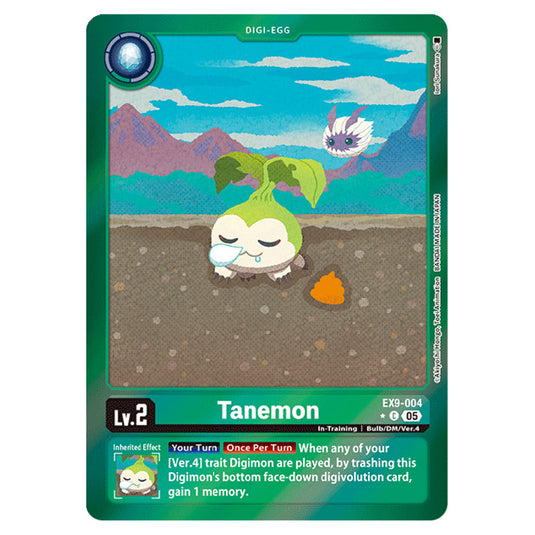 Digimon Card Game - EX-09: Extra Booster Versus Monsters - Tanemon - (Alternative Art) - EX9-004a