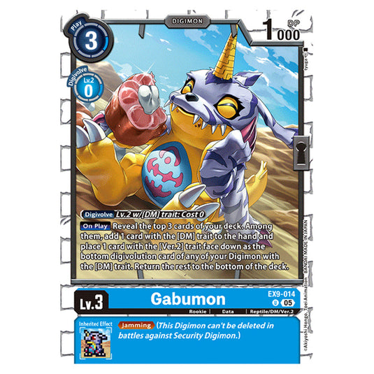 Digimon Card Game - EX-09: Extra Booster Versus Monsters - Gabumon - (U) - EX9-014