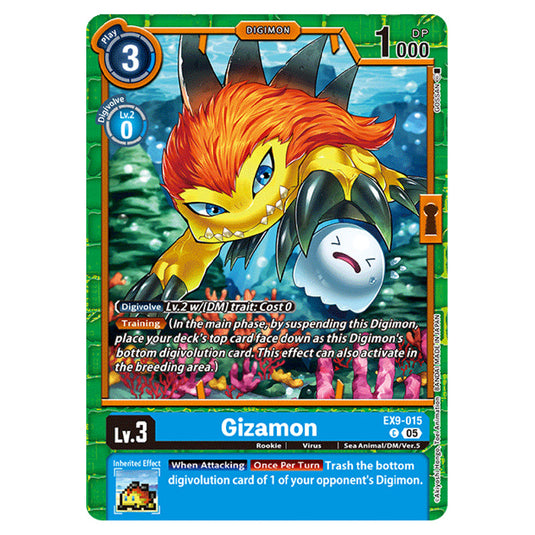 Digimon Card Game - EX-09: Extra Booster Versus Monsters - Gizamon - (U) - EX9-015