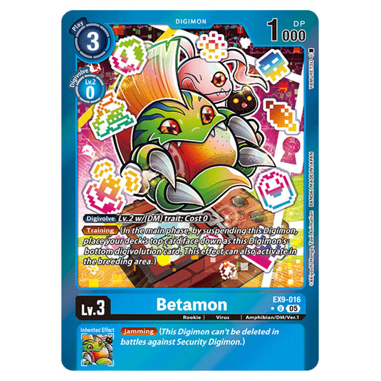 Digimon Card Game - EX-09: Extra Booster Versus Monsters - Betamon - (Alternative Art) - EX9-016a